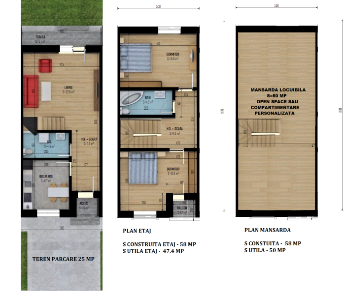 Vila 4 camere de vanzare decomandat, 110 mp, Bucuresti Ultracentral, Universitate